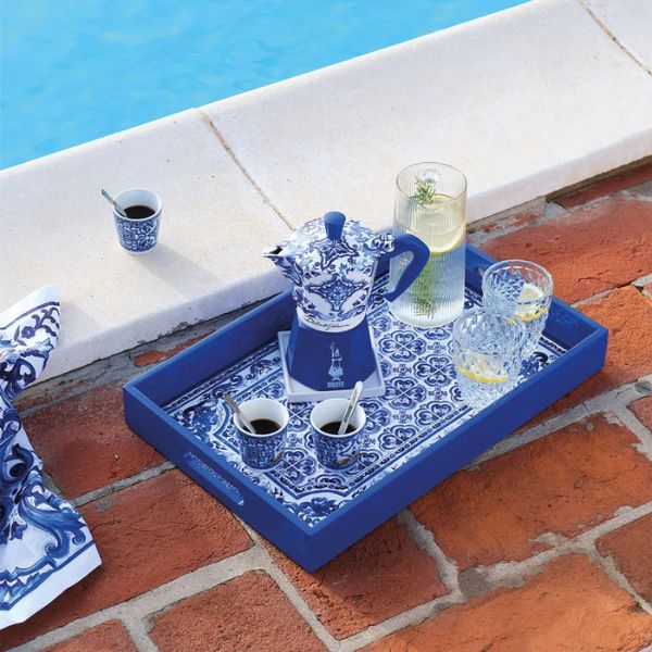 Caixa Cafeteira Dolce & Gabbana Mediterranean Blue – 6 xíc