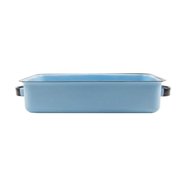 Travessa Esmaltada Azul Vintage – 24 cm