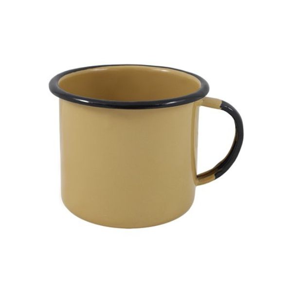 Caneca Esmaltada Caramelo – 370 ml