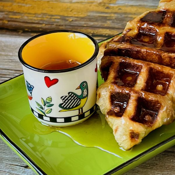 Conjunto de 2 Copos para Expresso Cocoricó Egan Italy - Amarelo