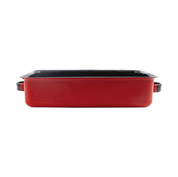 Travessa Esmaltada Vermelho - 18 cm