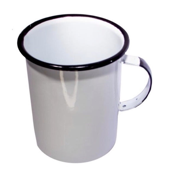 Jarra Esmaltada Retrô - Branca