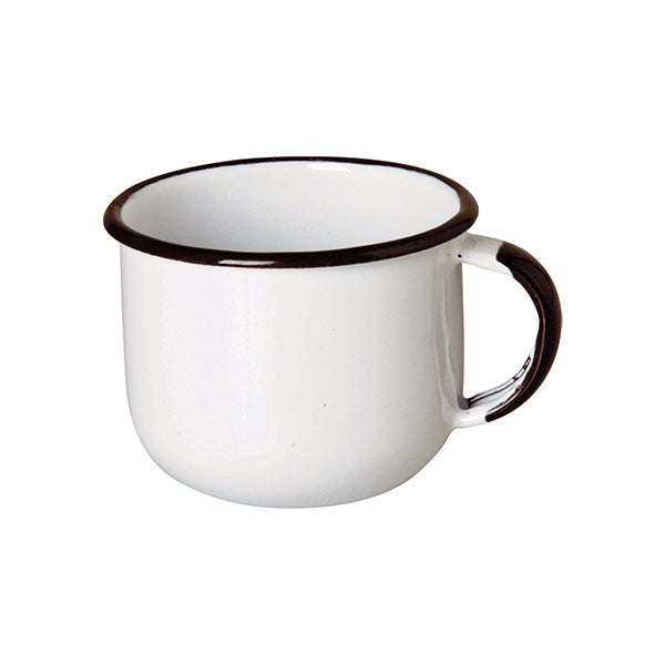 Xícara Esmaltada Branca - 240 ml