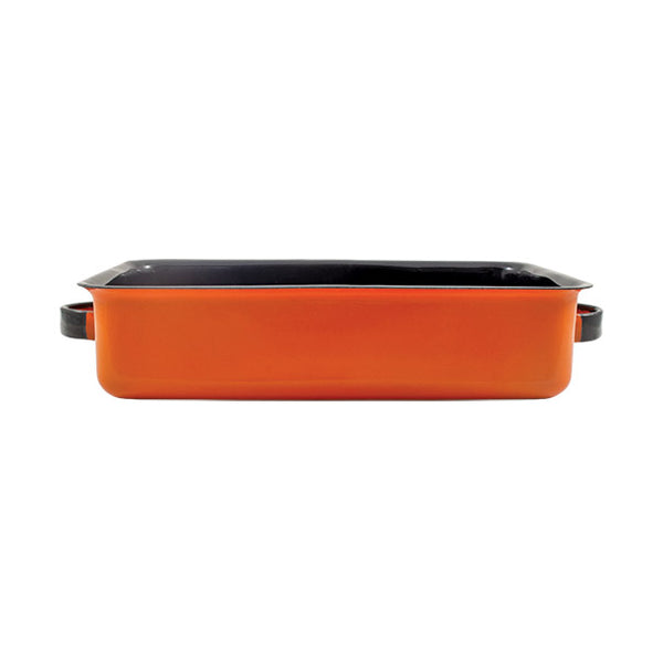 Travessa Esmaltada Laranja - 18 cm