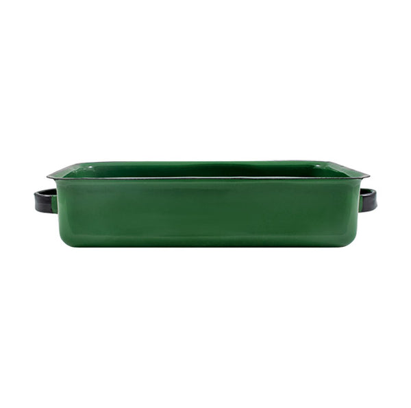Travessa Esmaltada Verde - 18 cm