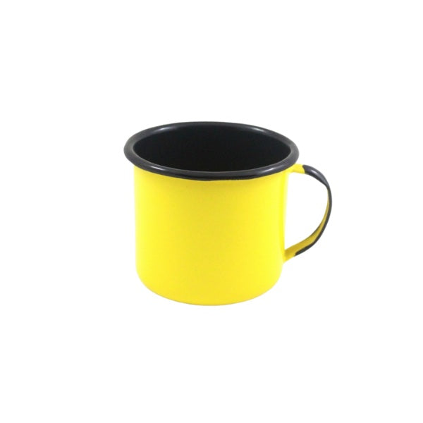 Caneca Esmaltada Amarela - 370 ml