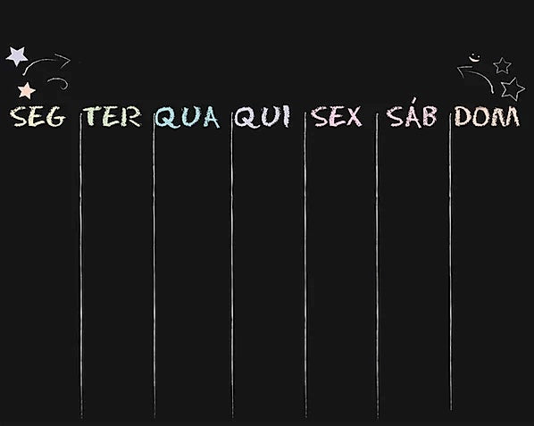 Lousa Planner em Tecido Adesivo - 50x40 cm