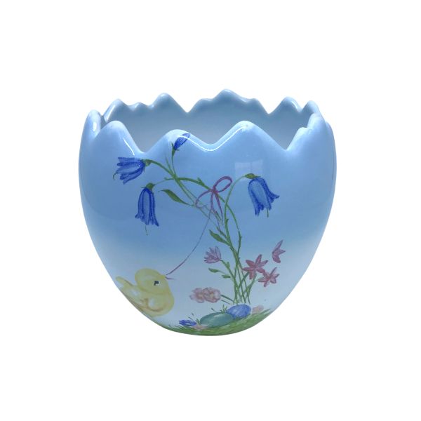 Casquinha de Ovo Pintinhos - Azul