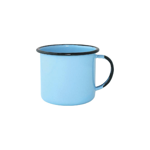 Caneca Esmaltada Azul Vintage - 370 ml