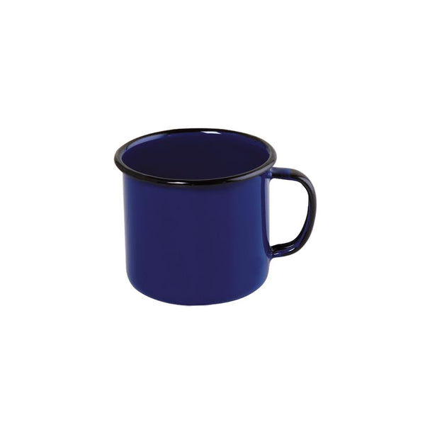 Caneca Esmaltada Azul Marinho - 370 ml