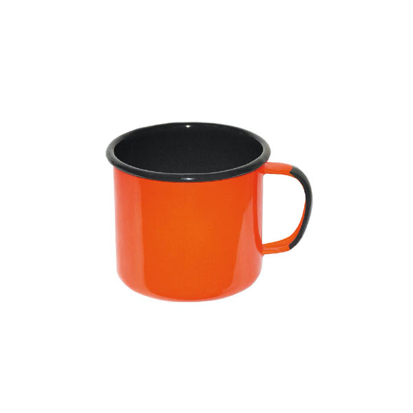 Caneca Esmaltada Laranja - 370 ml
