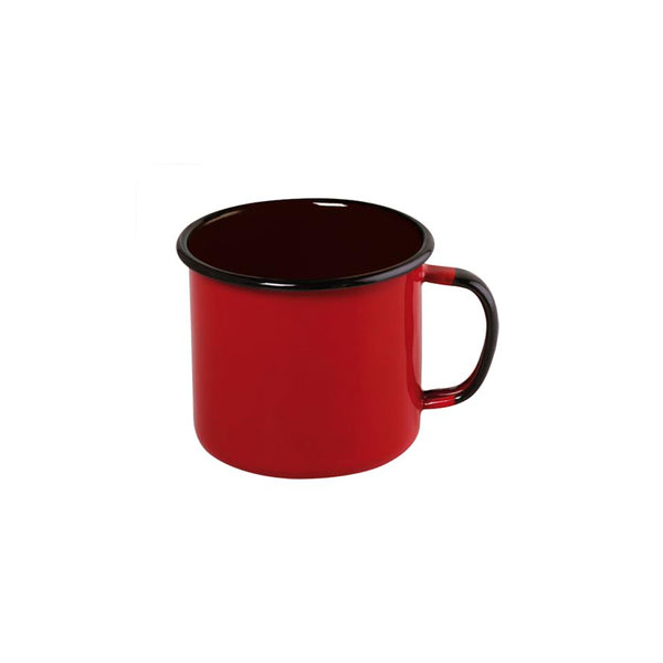 Caneca Esmaltada Vermelha - 370 ml