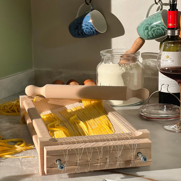 Cortador de Massa para Spaghetti Chitarra - Feito na Itália