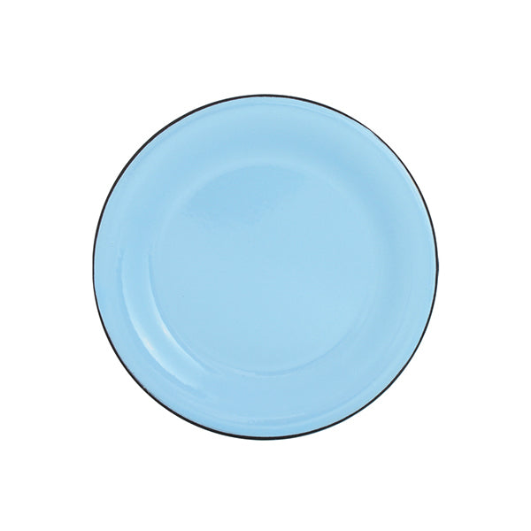 Prato de Sobremesa Esmaltado - Azul Vintage