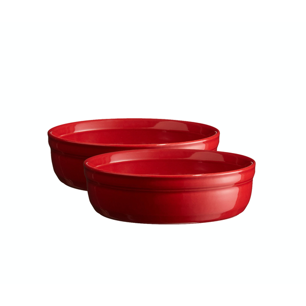 Conjunto Ramequim para crème brûlée (2) Vermelho