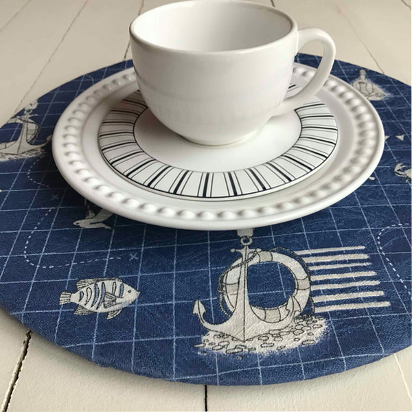 Conjunto de Sousplat Marinheiro (2 unidades)
