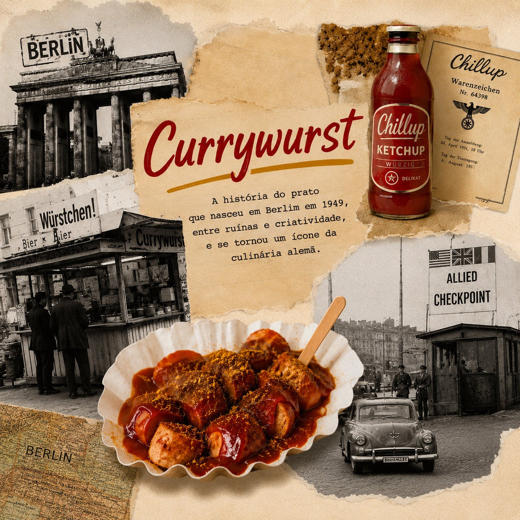 Antes do Muro de Berlim, veio o currywurst
