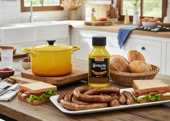 Mostardas de receita suíça