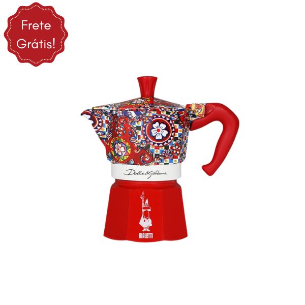 Cafeteira Italiana Moka Dolce & Gabbana – 3 xícaras