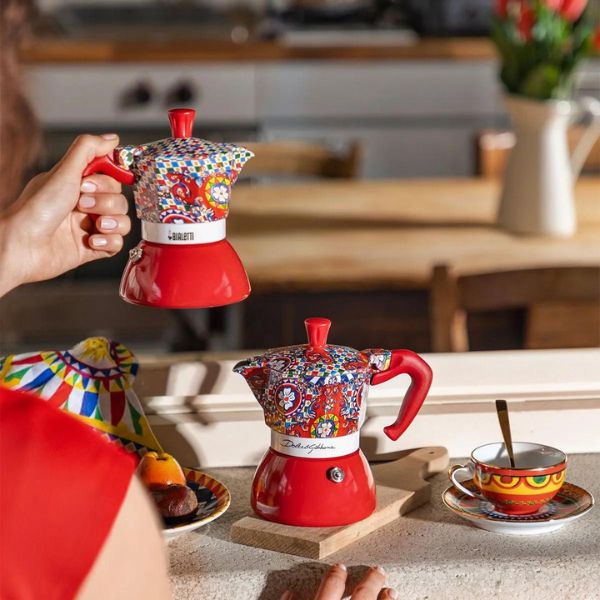 Cafeteira por Indução Moka Induction Dolce & Gabbana – 4 xícaras