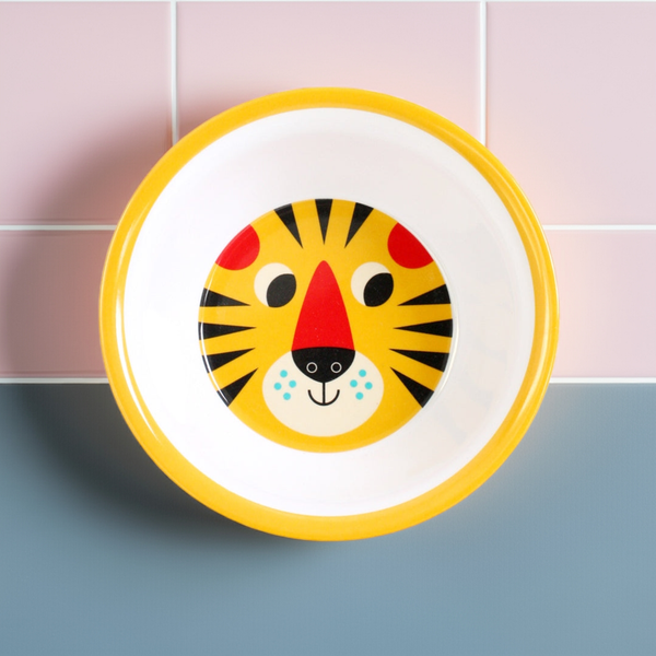 Tigela infantil OMM design escandinavo tigre