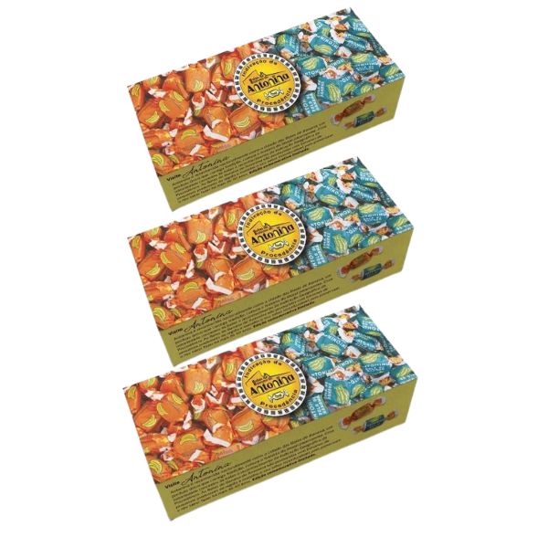 Kit 3 Caixinhas Indicação Geográfica Balas de Banana de Antonina