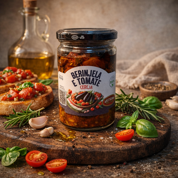 Antepasto Berinjela e Tomate Cereja Artigiani Della Cucina - 300 g
