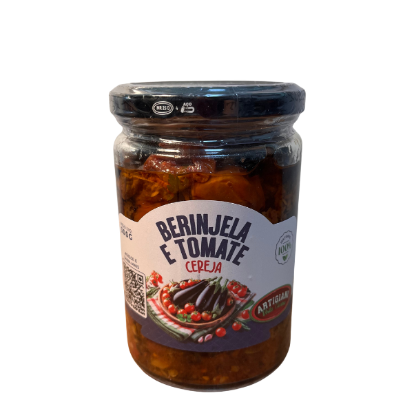Antepasto Berinjela e Tomate Cereja Artigiani Della Cucina - 300 g