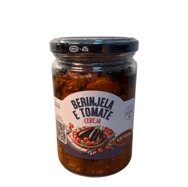 Antepasto Berinjela e Tomate Cereja Artigiani Della Cucina - 300 g