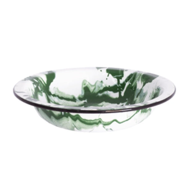 Bacia de Ágata Verde Marmorizado - 28 cm