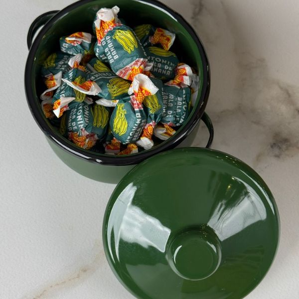 Mini Caçarola Esmaltada - Verde