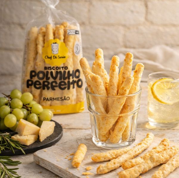 Biscoito de Polvilho Perfeito Chef Di Serio 80 g - Parmesão