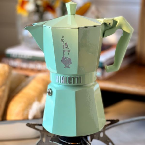 Cafeteira Italiana Moka Exclusive – Verde Vintage (3 xícaras)