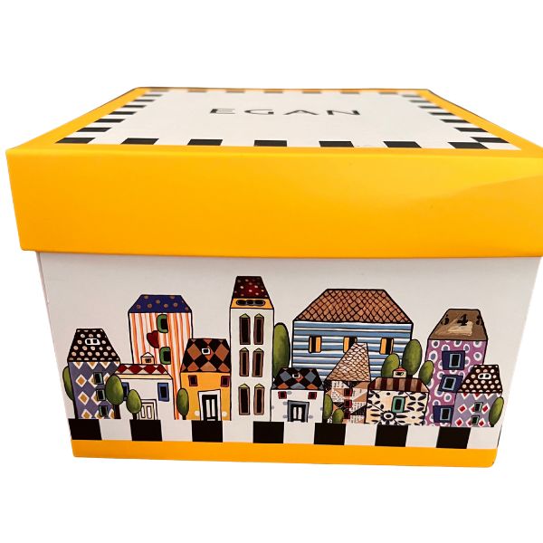 Caneca Paese Mio Egan Italy 430 ml - Amarelo