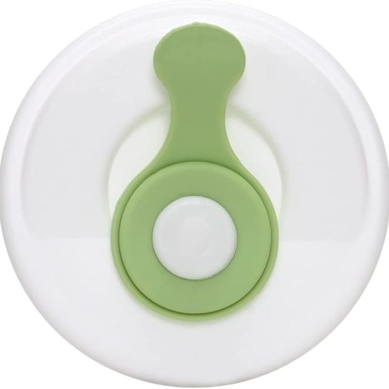 Copo de Silicone Retrátil com Tampa – Verde Menta