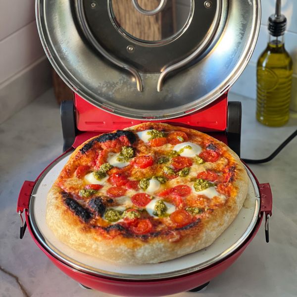 Forno de Pizza Elétrico Davvero 127 V - Vermelho