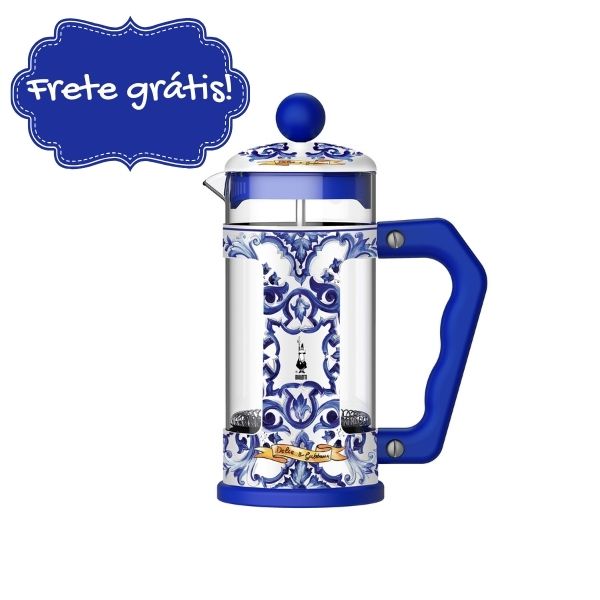 Cafeteira French Press Dolce&Gabbana Mediterranean Blue - 1 litro