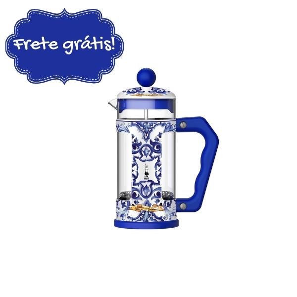 Cafeteira French Press Dolce&Gabbana Mediterranean Blue - 350 ml