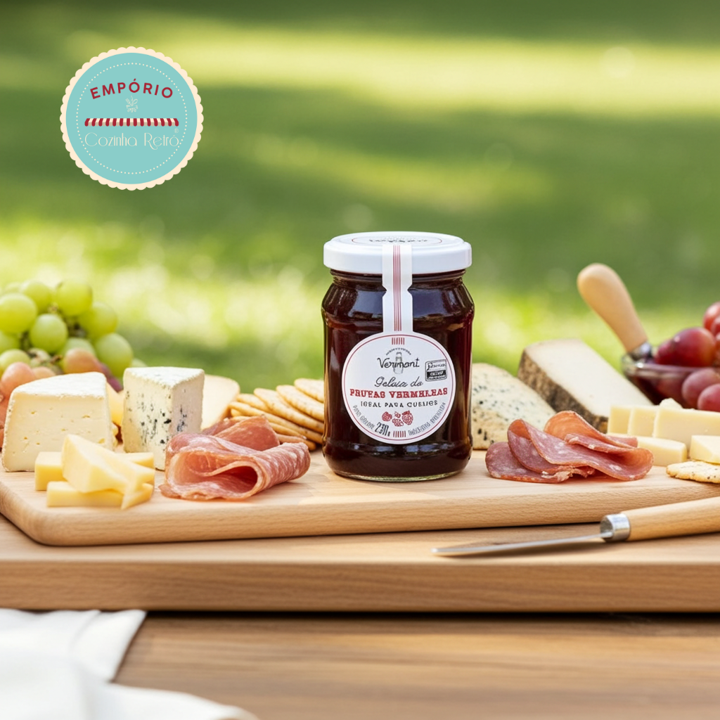Geleia de Frutas Vermelhas Vermont 230 g - Ideal para queijos