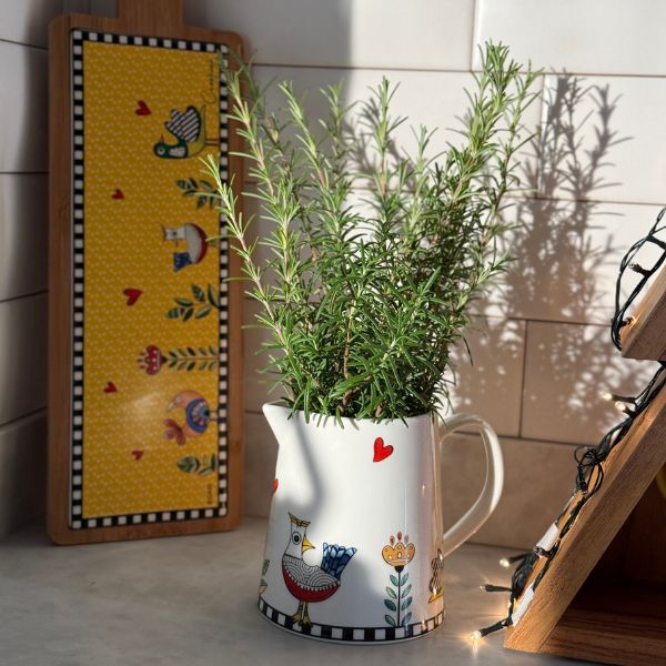 Tábua para Aperitivos Egan Italy Cocoricó - Amarelo