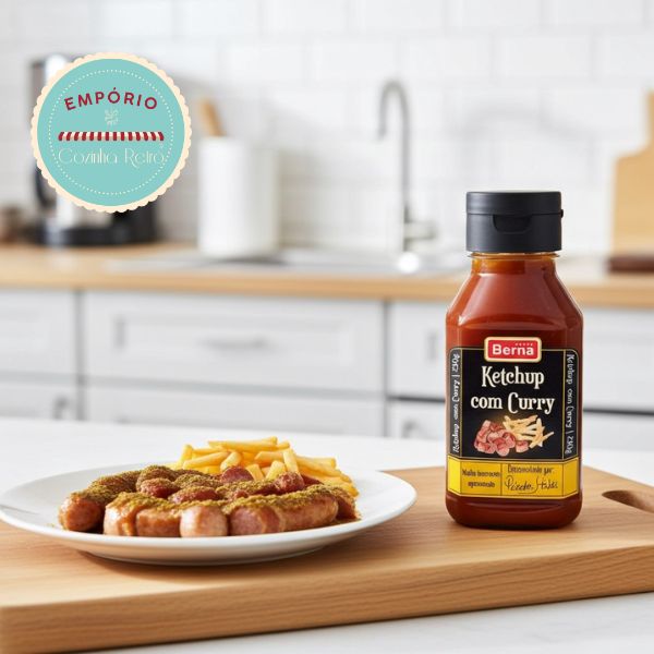 Ketchup com Curry Berna - 230 g