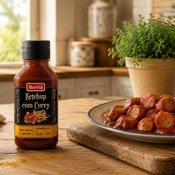 Ketchup com Curry Berna - 230 g