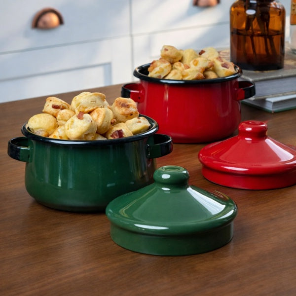 Mini Caçarola Esmaltada - Verde