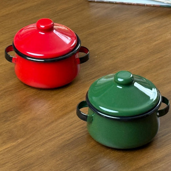 Mini Caçarola Esmaltada - Verde
