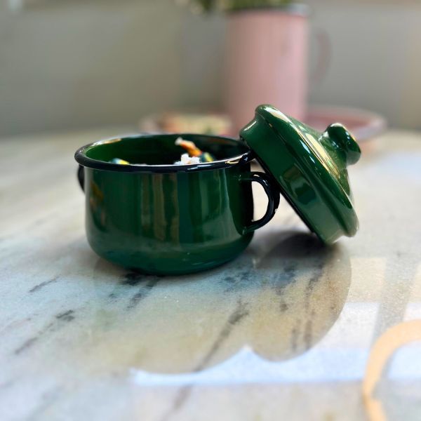 Mini Caçarola Esmaltada - Verde