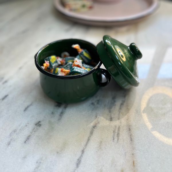 Mini Caçarola Esmaltada - Verde