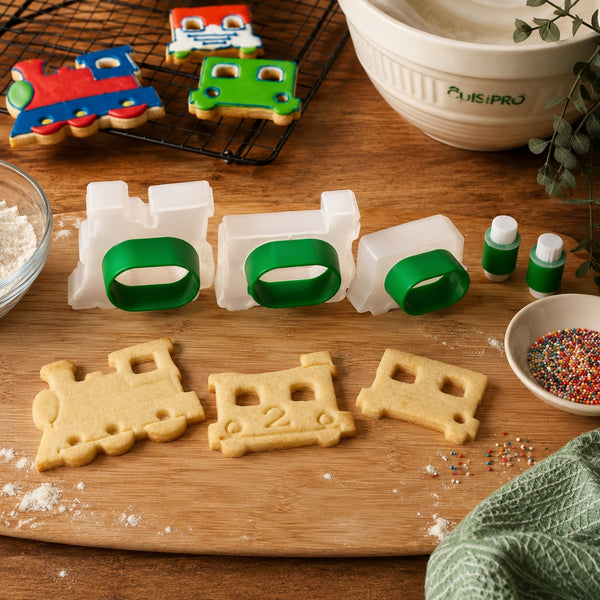 Molde para Biscoitos Trem Cuisipro - 5 peças