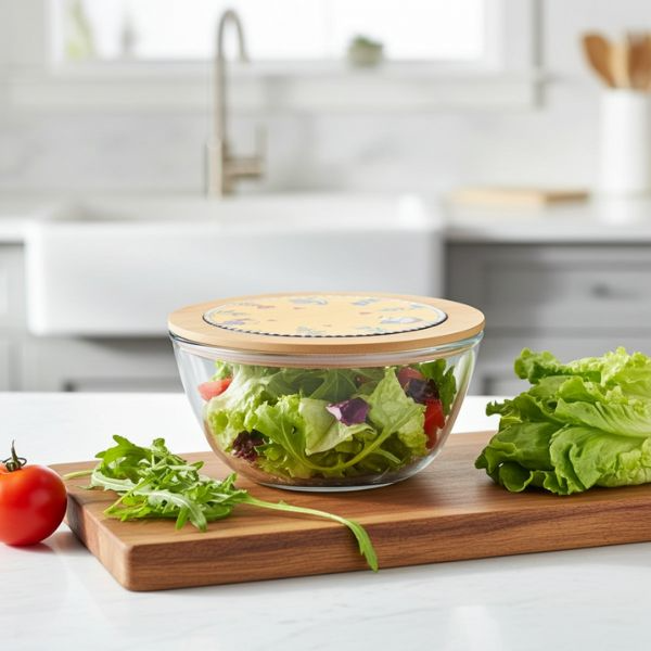 Saladeira com Tampa Cocoricò Egan Italy - Amarelo