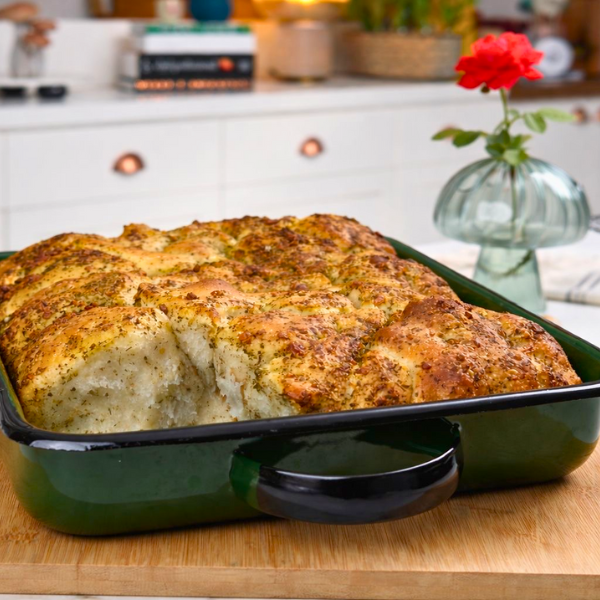 Travessa Esmaltada Verde G – 31 cm