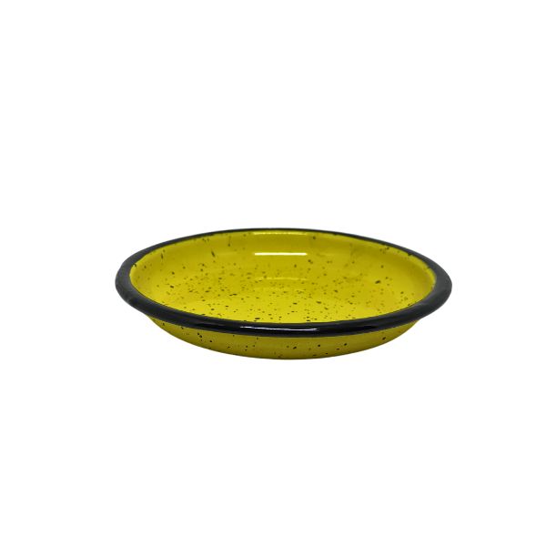 Prato de Sobremesa de Ágata 16 cm – Amarelo Gratinado